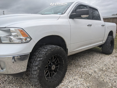 2016 Ram 1500 - 20x12 -44mm - Anthem Off-Road Gunner - Suspension Lift 4" - 35" x 12.5"
