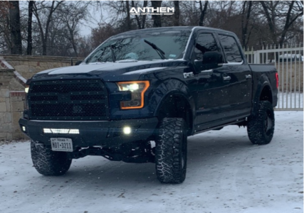 2016 Ford F-150 - 20x10 -18mm - Anthem Off-Road Avenger - Suspension Lift 4" - 33" x 12.5"