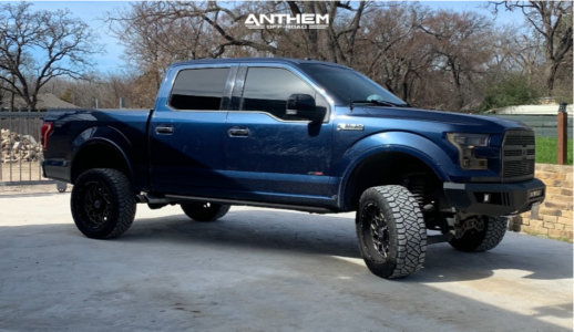 1 2016 F 150 Ford Rough Country Suspension Lift 4in Anthem Off Road Avenger Machined Black