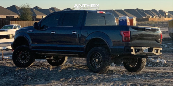 1 2016 F 150 Ford Rough Country Suspension Lift 4in Anthem Off Road Avenger Machined Black