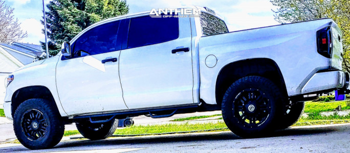 1 2018 Tundra Toyota Readylift Suspension Lift 4in Anthem Off Road Equalizer Matte Black