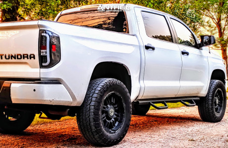 1 2018 Tundra Toyota Readylift Suspension Lift 4in Anthem Off Road Equalizer Matte Black