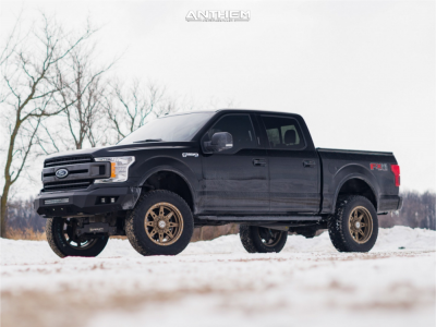 2018 Ford F-150 - 20x10 -18mm - Anthem Off-Road Rogue - Suspension Lift 6" - 35" x 12.5"