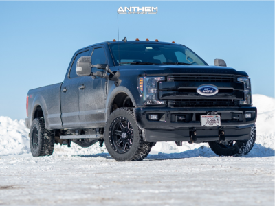 1 2020 F 350 Super Duty Ford Stock Air Suspension Anthem Off Road Rogue Machined Black