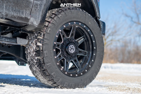 1 2020 F 350 Super Duty Ford Stock Air Suspension Anthem Off Road Rogue Machined Black