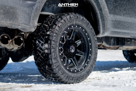 1 2020 F 350 Super Duty Ford Stock Air Suspension Anthem Off Road Rogue Machined Black