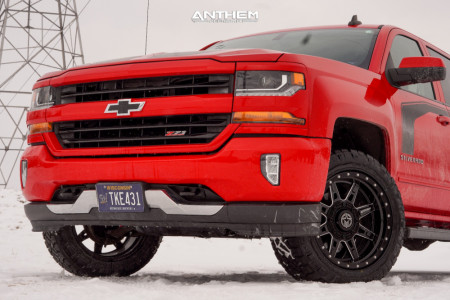 2016 Chevrolet Silverado 1500 - 20x10 -18mm - Anthem Off-Road Rogue - Leveling Kit - 275/55R20