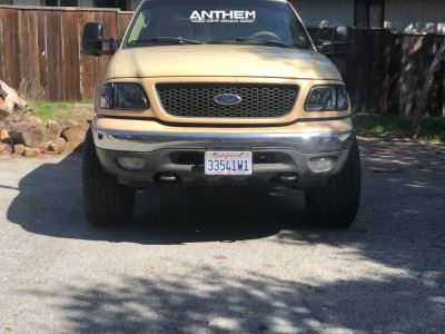 1 2003 F 150 Ford Rough Country Air Suspension Anthem Off Road Avenger Machined Black
