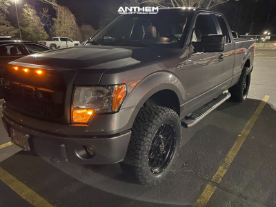 2013 Ford F-150 - 20x9 0mm - Anthem Off-Road Avenger - Leveling Kit - 305/55R20