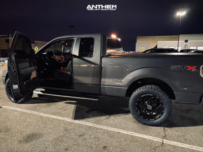 1 2013 F 150 Ford Rough Country Leveling Kit Anthem Off Road Avenger Black