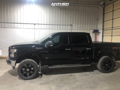 1 2016 F 150 Ford Rough Country Suspension Lift 3in Anthem Off Road Equalizer Black