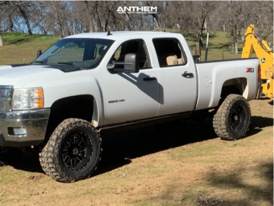 1 2011 Silverado 2500 Hd Chevrolet Fabtech Suspension Lift 6in Anthem Off Road Gunner Machined Accents