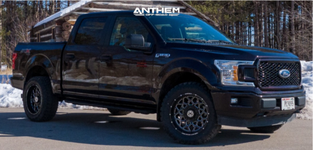 2020 Ford F-150 - 20x10 -18mm - Anthem Off-Road Avenger - Stock Suspension - 33" x 12.5"
