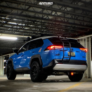 1 2019 Rav4 Toyota Rough Country Suspension Lift 35in Anthem Off Road Liberty Matte Black
