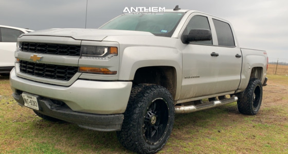 2018 Chevrolet Silverado 1500 - 20x10 -24mm - Anthem Off-Road Equalizer - Leveling Kit - 33" x 12.5"