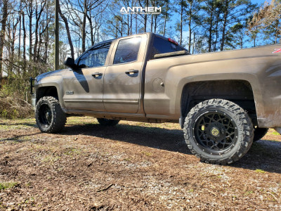1 2015 Silverado 1500 Chevrolet Rough Country Suspension Lift 35in Anthem Off Road Avenger Black