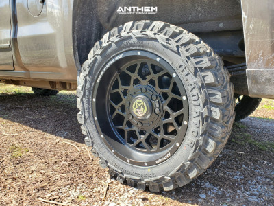 1 2015 Silverado 1500 Chevrolet Rough Country Suspension Lift 35in Anthem Off Road Avenger Black