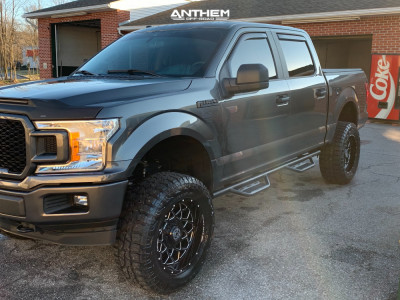 2019 Ford F-150 - 20x10 -18mm - Anthem Off-Road Avenger - Suspension Lift 6" - 35" x 12.5"