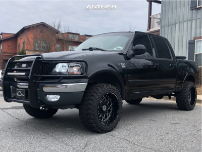 2001 Ford F-150 - 20x12 -44mm - Anthem Off-Road Avenger - Leveling Kit - 33" x 12.5"