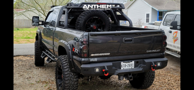 1 2005 Silverado 1500 Chevrolet Mcgaughys Suspension Lift 9in Anthem Off Road Defender Black