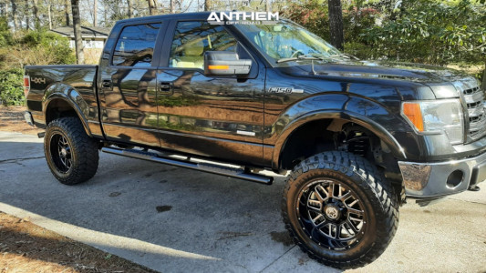 2013 Ford F-150 - 20x10 -24mm - Anthem Off-Road Gunner - Suspension Lift 6" - 35" x 12.5"