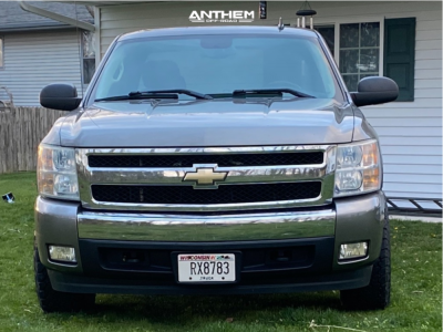 1 2007 Silverado 1500 Chevrolet Stock Anthem Off Road Rogue Matte Black