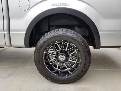1 2013 F 150 Ford Supreme Suspension Lift 25in Anthem Off Road Gunner Machined Black