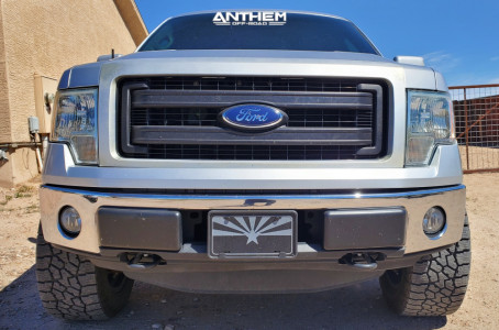 1 2013 F 150 Ford Supreme Suspension Lift 25in Anthem Off Road Gunner Machined Black
