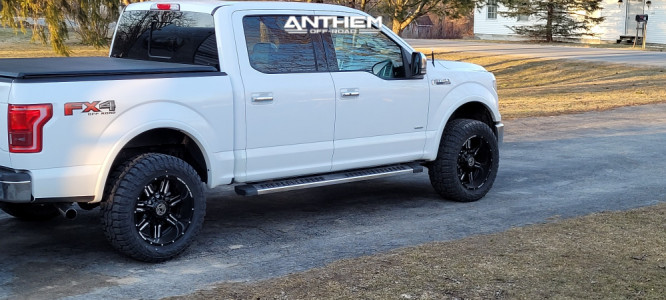 1 2016 F 150 Ford Motofab Leveling Kit Anthem Off Road Equalizer Machined Black