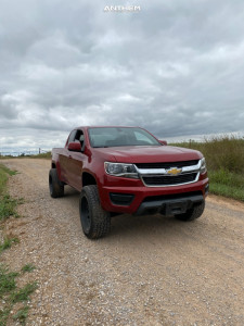 1 2015 Colorado Chevrolet Eibach Suspension Lift 25in Anthem Off Road Avenger Black