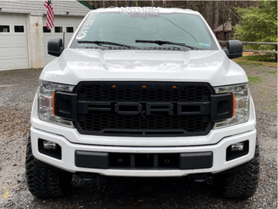 1 2018 F 150 Ford Rough Country Suspension Lift 3in Anthem Off Road Avenger Black