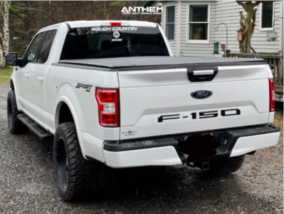 1 2018 F 150 Ford Rough Country Suspension Lift 3in Anthem Off Road Avenger Black