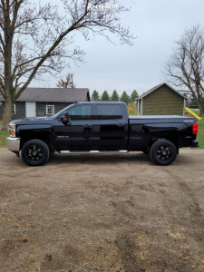 1 2016 Silverado 2500 Hd Chevrolet Stock Air Suspension Anthem Off Road Equalizer Machined Black