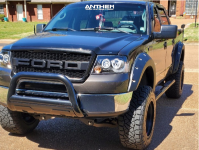 2006 Ford F-150 - 20x12 -44mm - Anthem Off-Road Rogue - Suspension Lift 6" - 35" x 12.5"