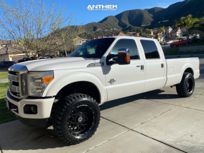 2013 Ford F-250 Super Duty - 20x10 -12mm - Anthem Off-Road Avenger - Suspension Lift 2.5" - 35" x 12.5"