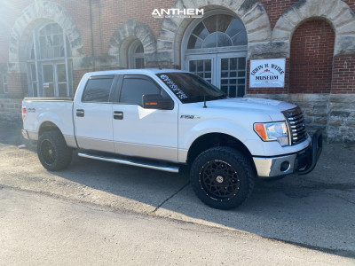 2012 Ford F-150 - 20x10 -18mm - Anthem Off-Road Avenger - Leveling Kit - 33" x 12.5"