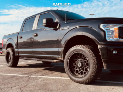 2018 Ford F-150 - 20x10 -18mm - Anthem Off-Road Avenger - Leveling Kit - 33" x 10.5"