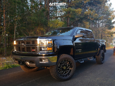2014 Chevrolet Silverado 1500 - 20x10 -18mm - Anthem Off-Road Avenger - Suspension Lift 6.5" - 35" x 12.5"