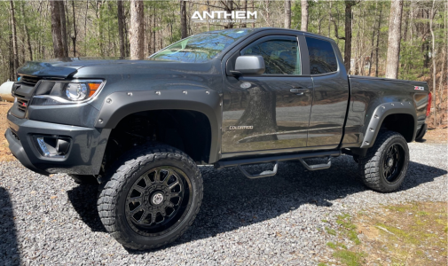 1 2017 Colorado Chevrolet Rough Country Suspension Lift 6in Anthem Off Road Intimidator Black