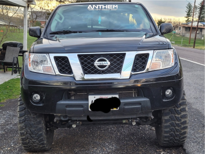 1 2019 Frontier Nissan Rough Country Suspension Lift 6in Anthem Off Road Intimidator Black