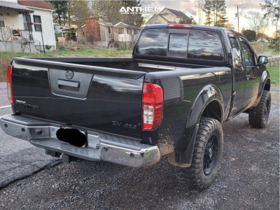 1 2019 Frontier Nissan Rough Country Suspension Lift 6in Anthem Off Road Intimidator Black