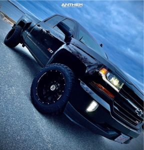 2018 Chevrolet Silverado 1500 - 20x12 -44mm - Anthem Off-Road Equalizer - Leveling Kit - 33" x 12.5"