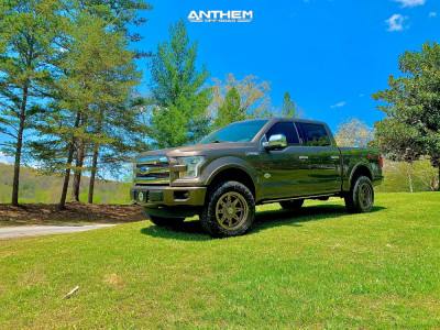 1 2016 F 150 Ford Readylift Suspension Lift 35in Anthem Off Road Rogue Bronze