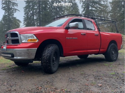 1 2011 1500 Ram Rough Country Suspension Lift 25in Anthem Off Road Viper Black