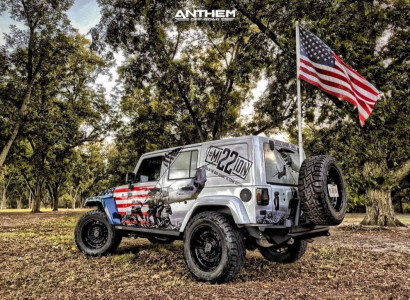 1 2016 Wrangler Jk Jeep Base Rubicon Express Super Flex Suspension Lift 25in Anthem Off Road Viper Black