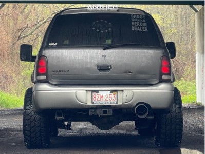 1 2002 Durango Dodge Supreme Suspension Lift 3in Anthem Off Road Avenger Black