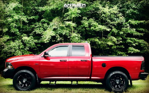 2013 Ram 1500 - 20x12 -44mm - Anthem Off-Road Defender - Suspension Lift 2.5" - 35" x 12.5"