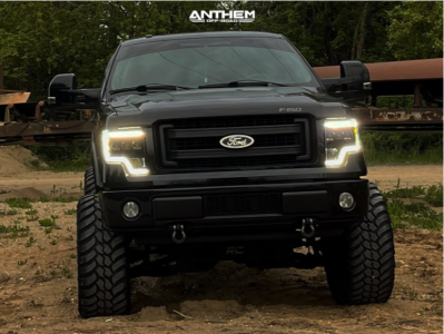 1 2014 F 150 Ford Rough Country Suspension Lift 95in Anthem Off Road Equalizer Black