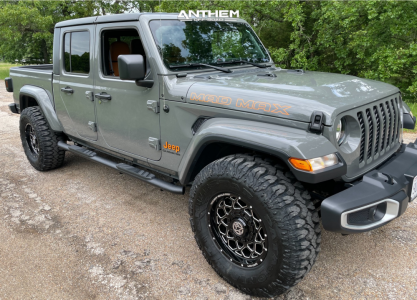 2021 Jeep Gladiator - 17x9 0mm - Anthem Off-Road Avenger - Stock Suspension - 315/70R17