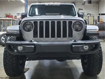 1 2021 Gladiator Jeep Sport S Rough Country Suspension Lift 25in Anthem Off Road Viper Matte Black
